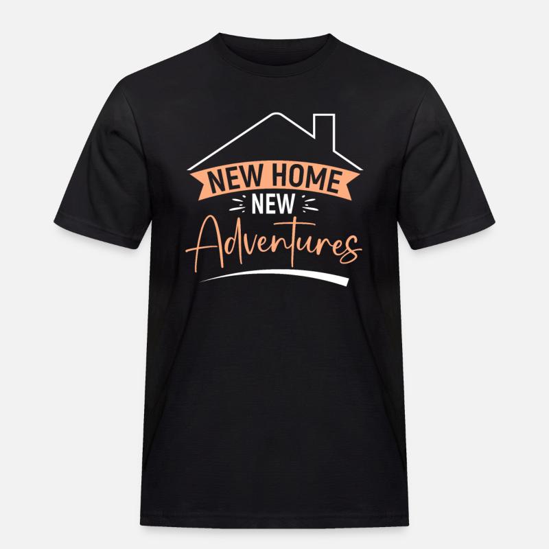 Neuer Hauseigentümer Hauseigentümer - Männer Workwear T-Shirt - Schwarz