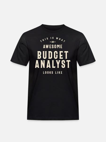 Awesome Budget Analyst - Men's Workwear T-Shirt - black