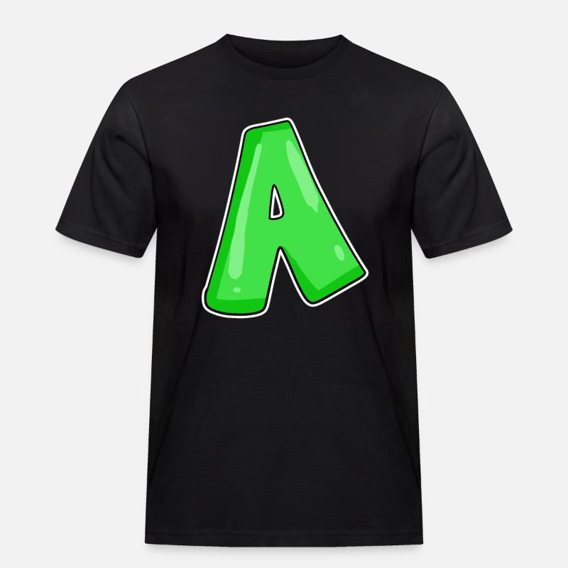 point A Point initial - T-shirt Workwear homme - noir