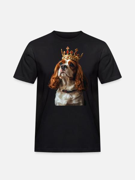 Cavalier King Charles Spaniel - Men's Workwear T-Shirt - black