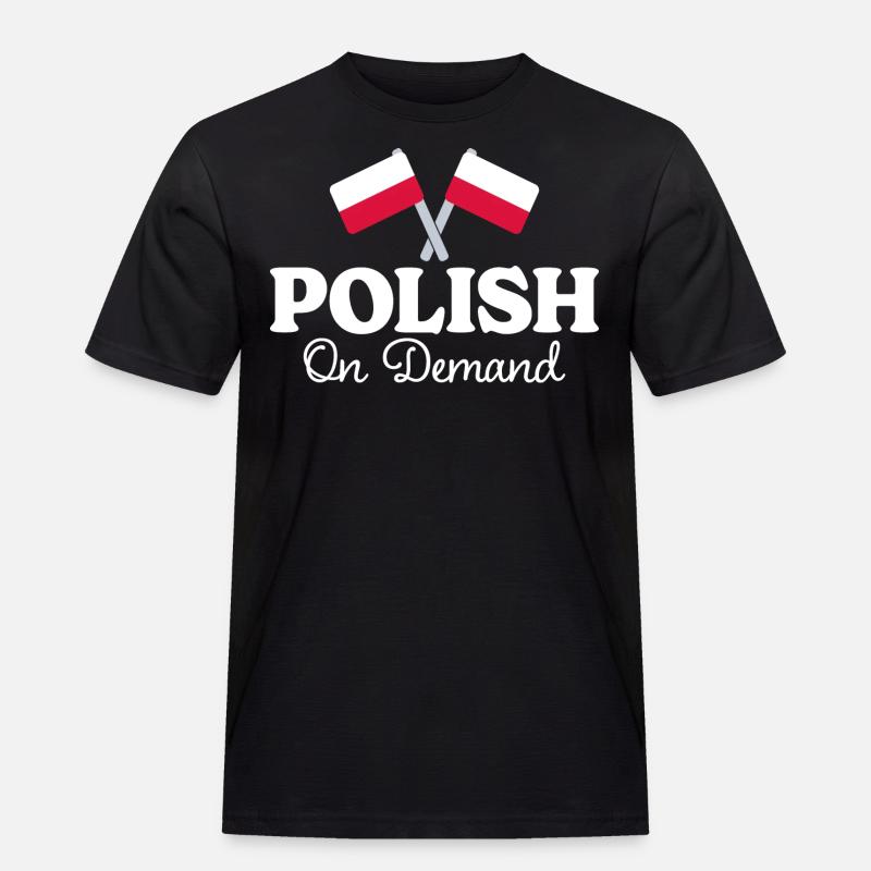 Polnisch Übersetzer Polnisch Dolmetscher - Männer Workwear T-Shirt - Schwarz