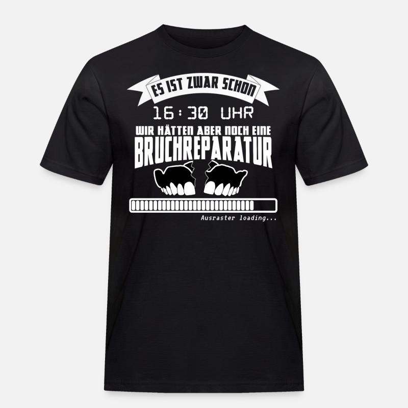 Zahntechnik Ausraster - Männer Workwear T-Shirt - Schwarz
