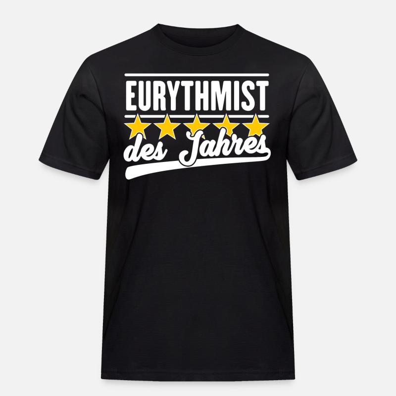 Eurythmist des Jahres - Männer Workwear T-Shirt - Schwarz