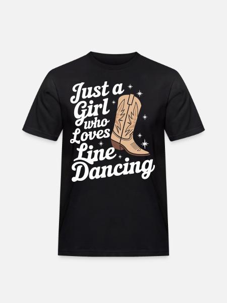 Line Dancing Dancing Dancers - Men's Workwear T-Shirt - black