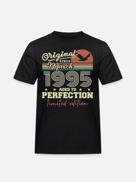 Anniversaire Mars 1995 - T-shirt Workwear homme - noir