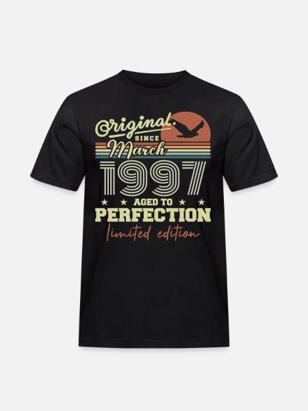 Anniversaire Mars 1997 - T-shirt Workwear homme - noir
