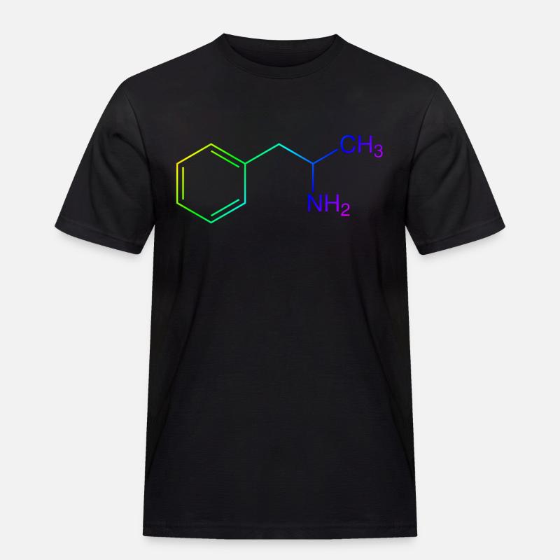 Speed Amphetamin Pepp - Männer Workwear T-Shirt - Schwarz