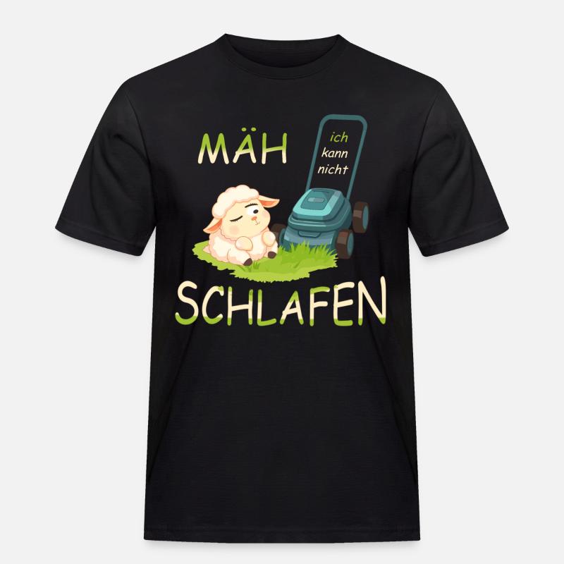 Süßes Schaf - Männer Workwear T-Shirt - Schwarz