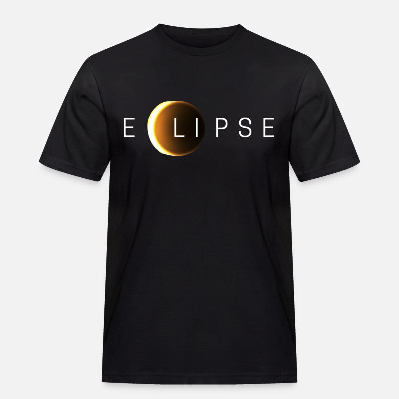 Solar eclipse - Men's Workwear T-Shirt - black