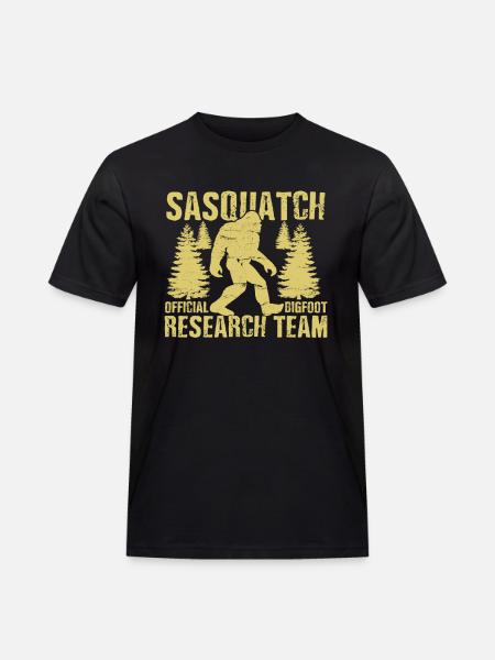 Bigfoot research team - Men's Workwear T-Shirt - black