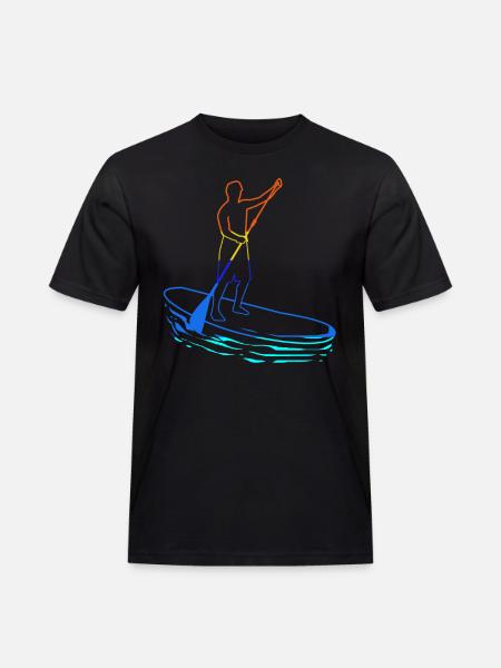 Paddling Sup Paddle - T-shirt Workwear homme - noir