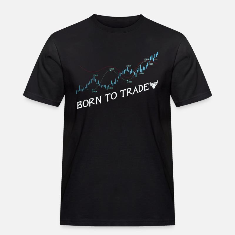 Trader - Männer Workwear T-Shirt - Schwarz