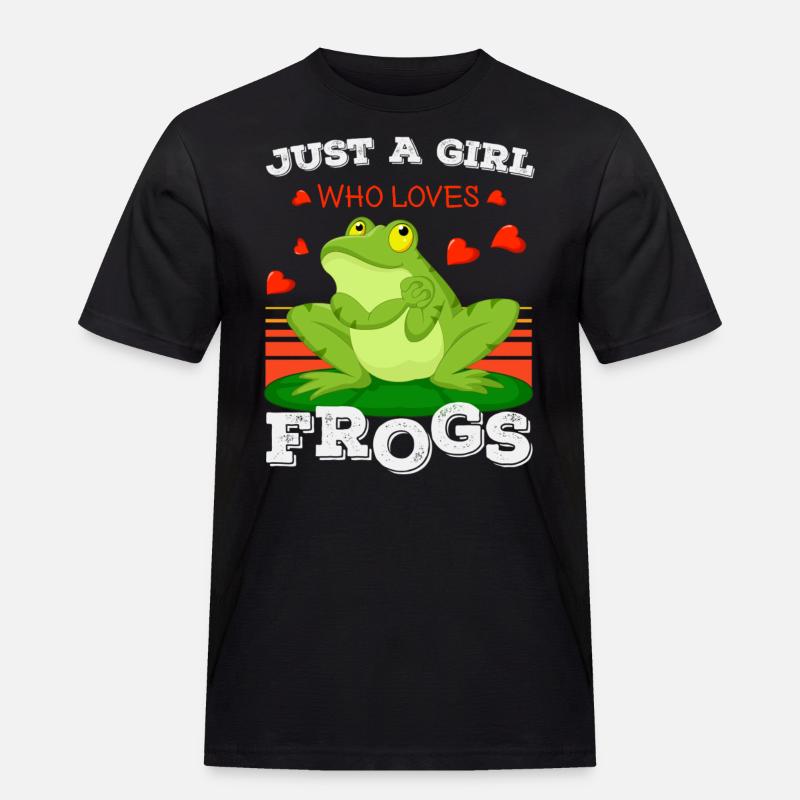 frog, frog toad, frog lover, - Men's Workwear T-Shirt - black