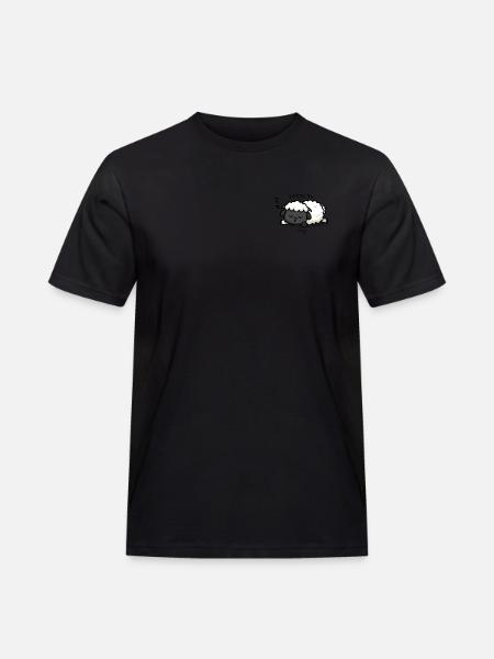 Ab ins Heu - Männer Workwear T-Shirt - Schwarz