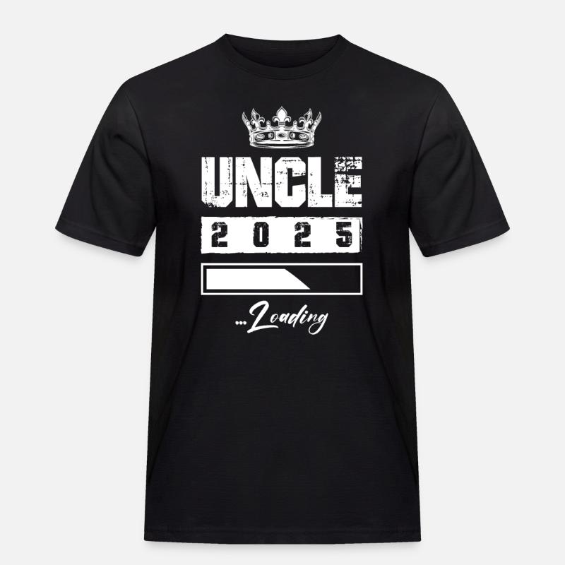 Uncle 2025 Loading - Men's Workwear T-Shirt - black