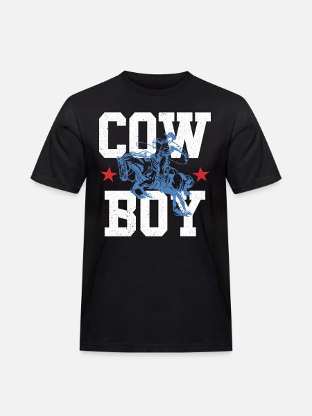 Cowboy - Men's Workwear T-Shirt - black