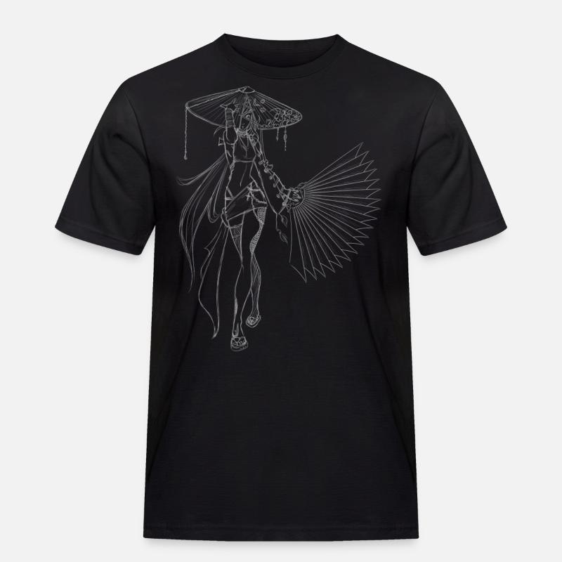 mio blc - Männer Workwear T-Shirt - Schwarz