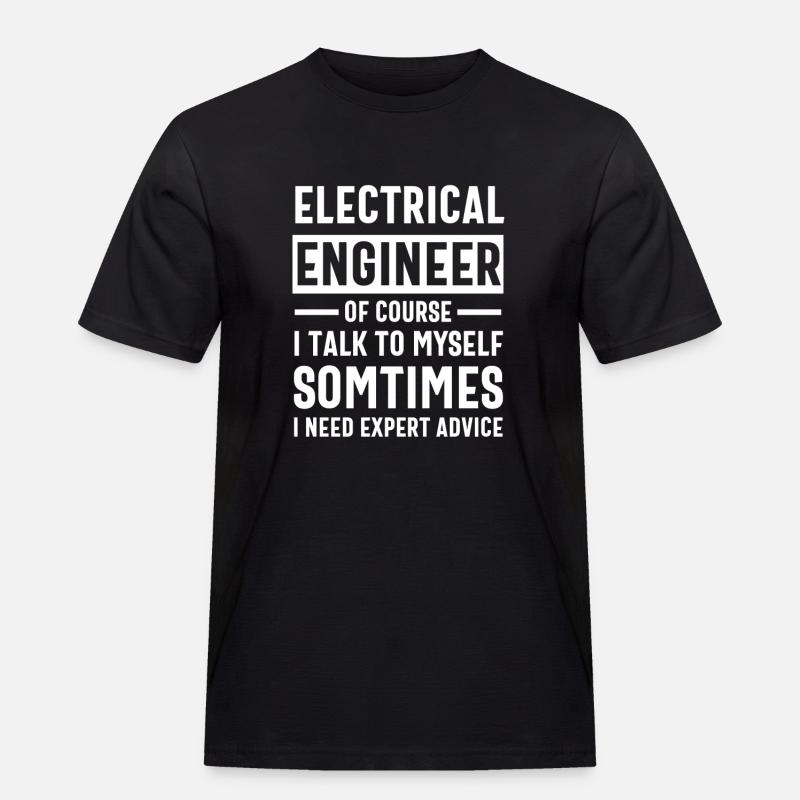 electrical engineer - Men's Workwear T-Shirt - black