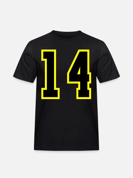 14 Number Leotard - Men's Workwear T-Shirt - black