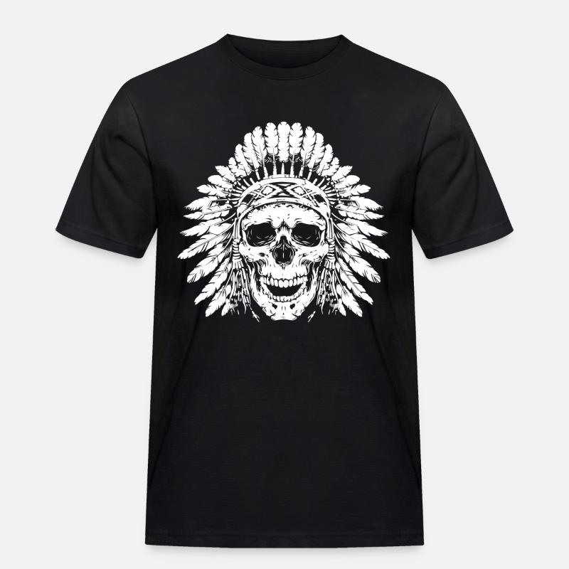 Crâne de chef - T-shirt Workwear homme - noir