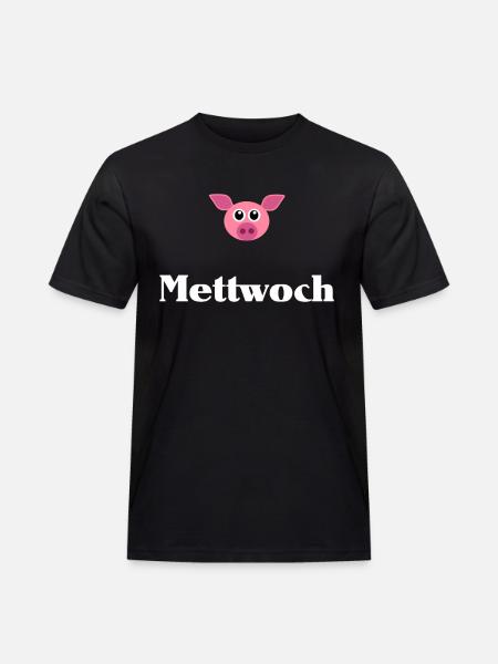 Mettwoch - Men's Workwear T-Shirt - black