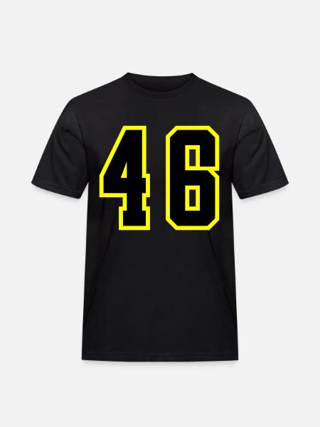 46 Number Leotard - Men's Workwear T-Shirt - black