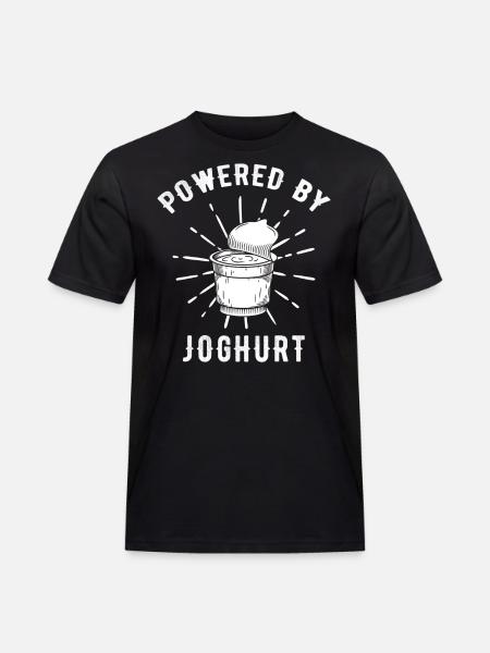 Yogurt saying funny - Men's Workwear T-Shirt - black
