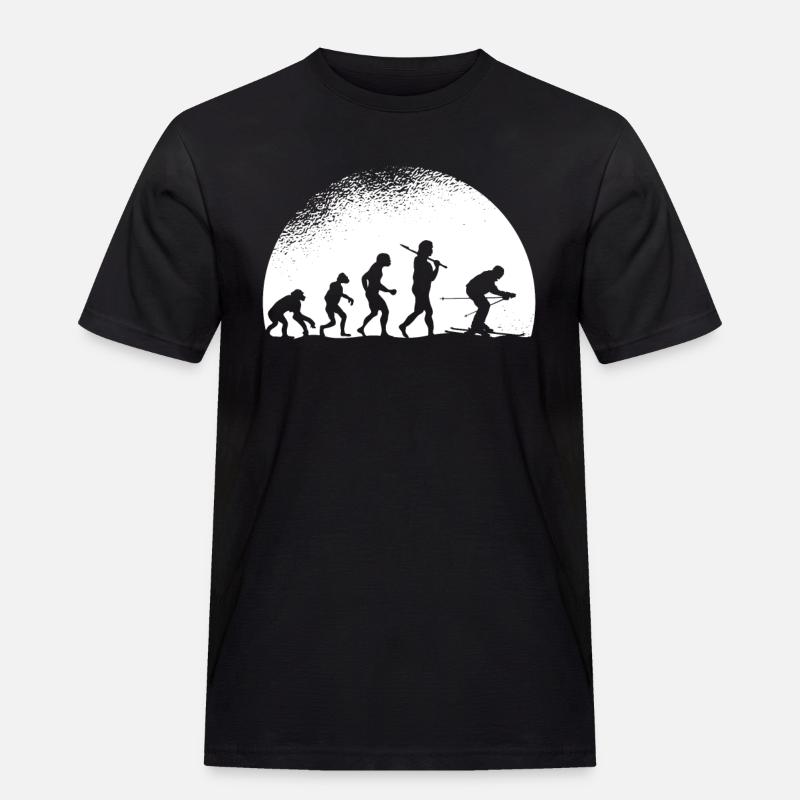 Evolution Ski - Men's Workwear T-Shirt - black
