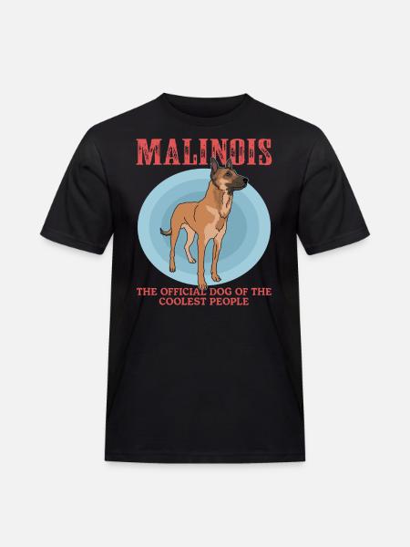 Malinois Belgian Shepherd Dog Gift - Men's Workwear T-Shirt - black