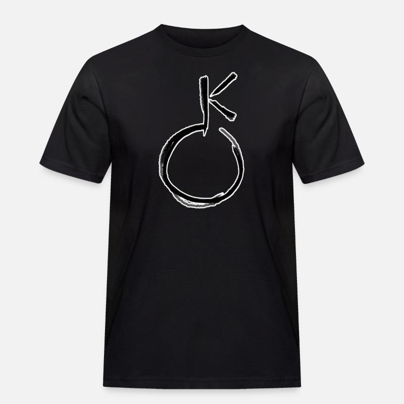 Astrologie Symbol - Männer Workwear T-Shirt - Schwarz
