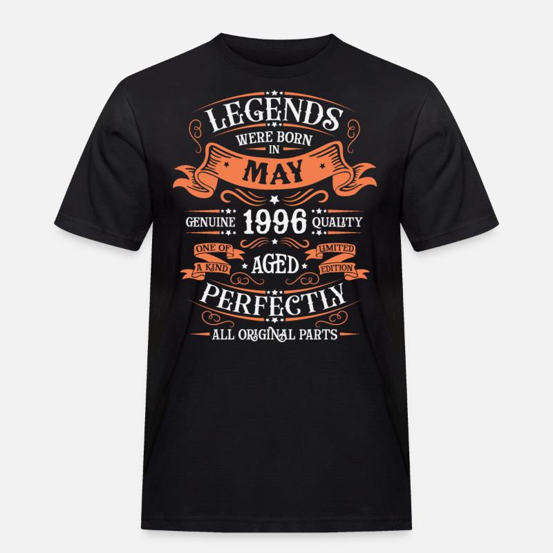Maj 1996 | Maj 1996 årsdag 1996 - Arbets-T-shirt herr - svart