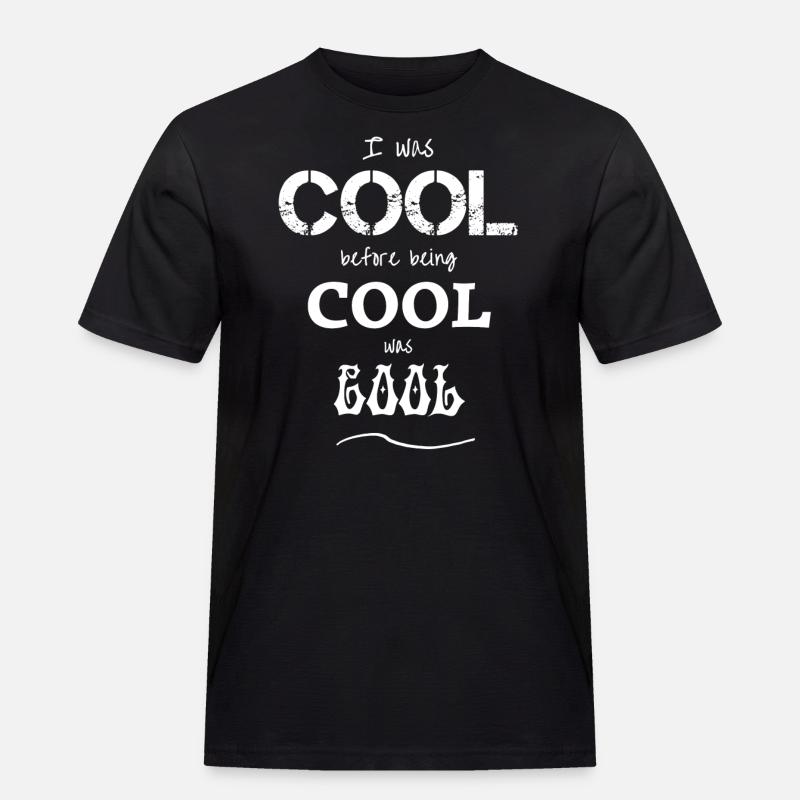 Cool cool cool - Männer Workwear T-Shirt - Schwarz