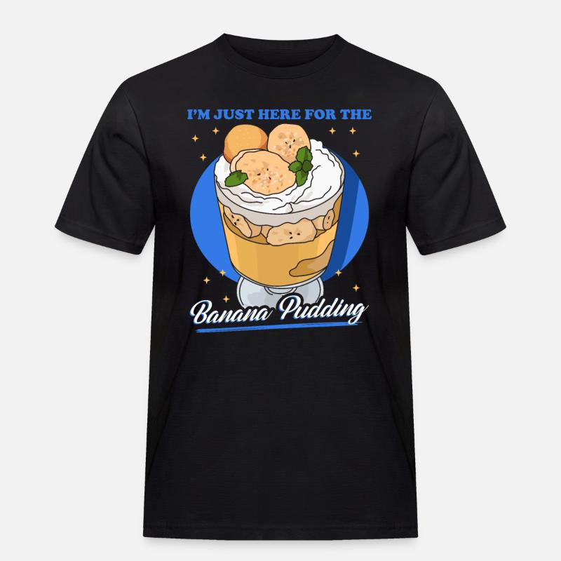 Bananenpudding Bananen Pudding Geschenk - Männer Workwear T-Shirt - Schwarz