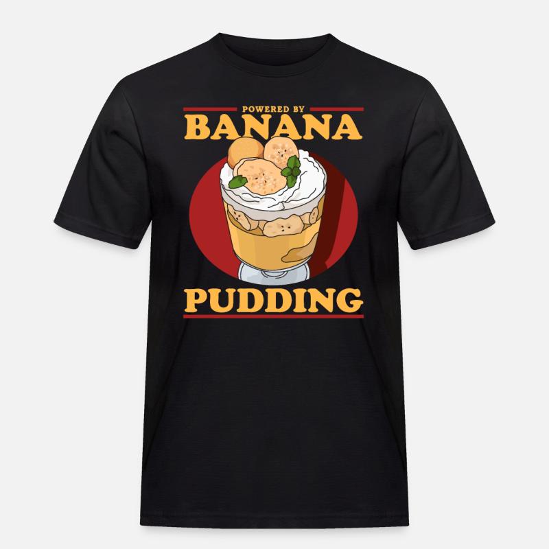 Bananenpudding Bananen Pudding Geschenk - Männer Workwear T-Shirt - Schwarz