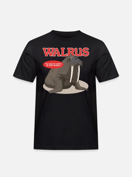 Walrus Walrus Walrus Walrus Gift - Men's Workwear T-Shirt - black
