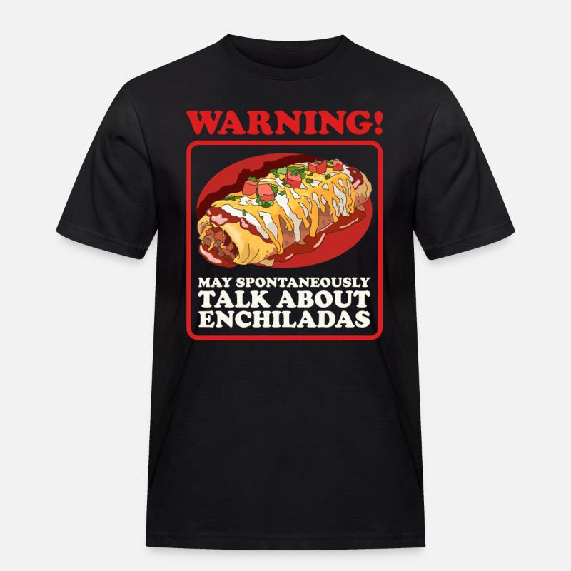 Enchilada mexikanische Enchiladas Geschenk - Männer Workwear T-Shirt - Schwarz