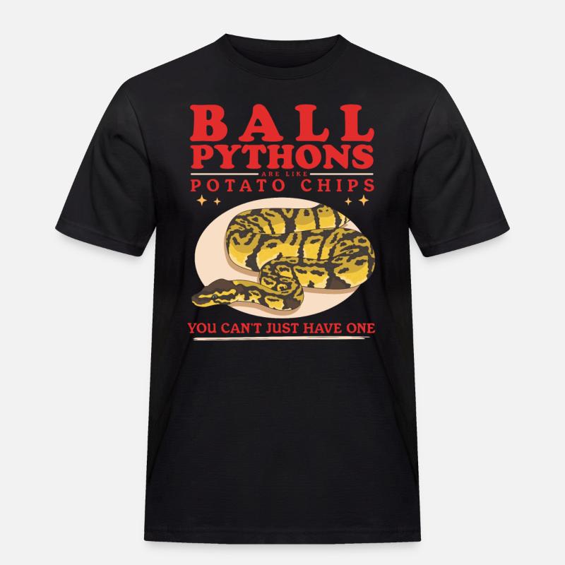 Roi Python Python Serpent Cadeaux - T-shirt Workwear homme - noir