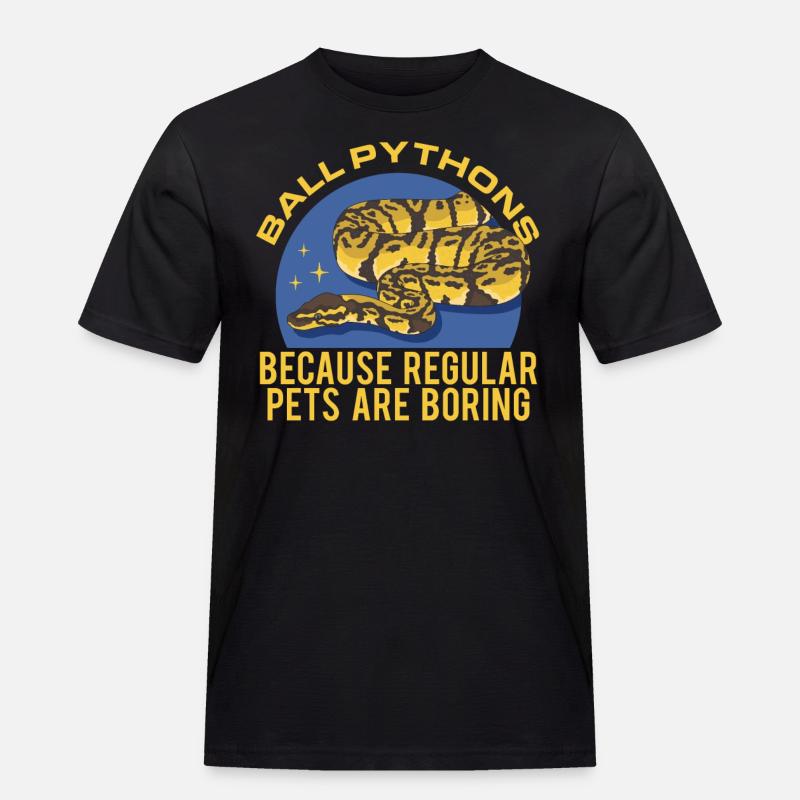 Roi Python Serpents Python Cadeau - T-shirt Workwear homme - noir