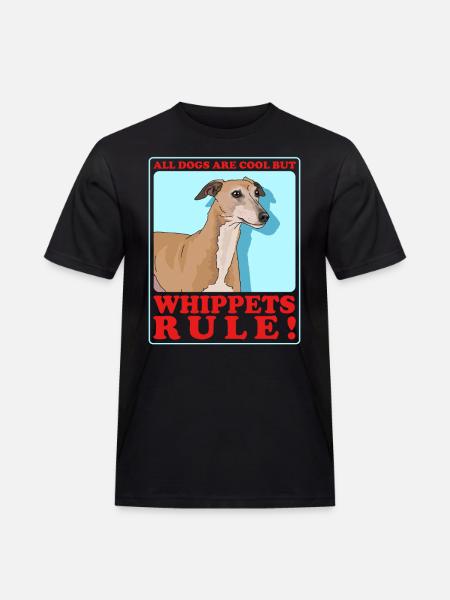 Whippet Small English Greyhound Gift - Men's Workwear T-Shirt - black