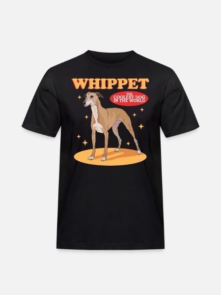 Whippet Petits Lévriers Anglais Cadeaux - T-shirt Workwear homme - noir