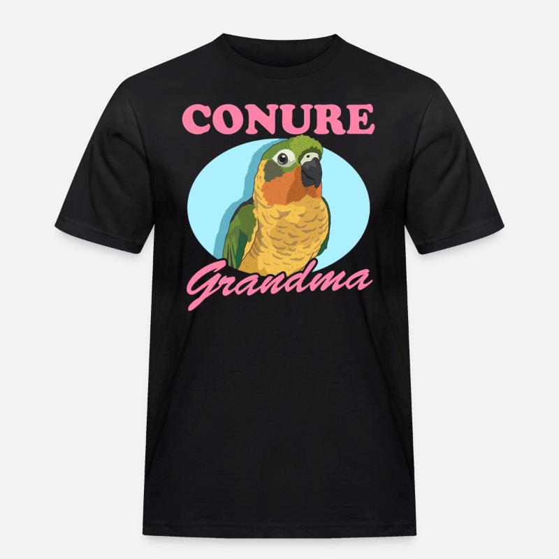 Conure Oma Papageien Conures Geschenk - Männer Workwear T-Shirt - Schwarz