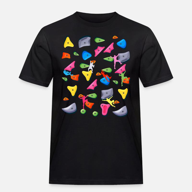 Bouldern Klettern Boulderer Boulder - Männer Workwear T-Shirt - Schwarz