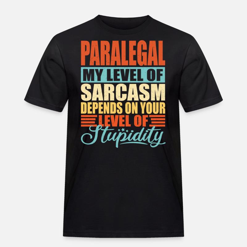 Rechtsanwaltsfachangestellte - Männer Workwear T-Shirt - Schwarz