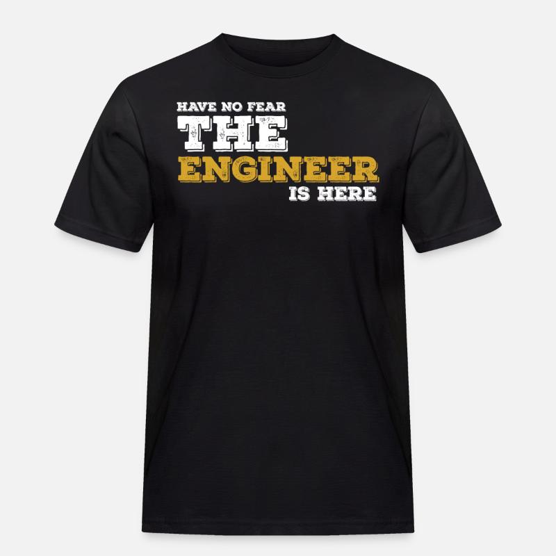 Ingenieur Engineer Techniker Geschenk Idee - Männer Workwear T-Shirt - Schwarz