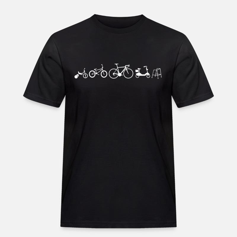 Bicycle evolution - Men's Workwear T-Shirt - black