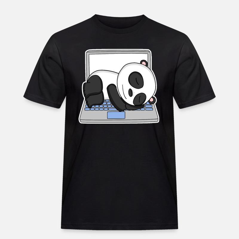 Computer Nerd Programmierer Herren Geschenk - Männer Workwear T-Shirt - Schwarz
