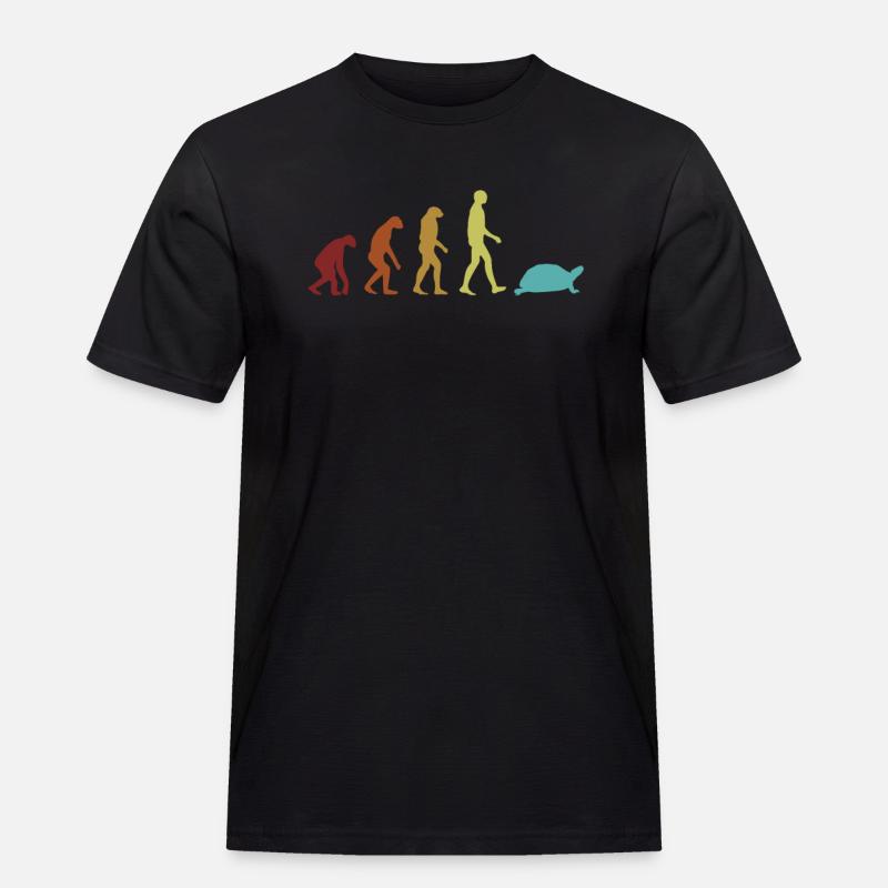 Turtle Evolution Water Turtle Turtle - Men's Workwear T-Shirt - black
