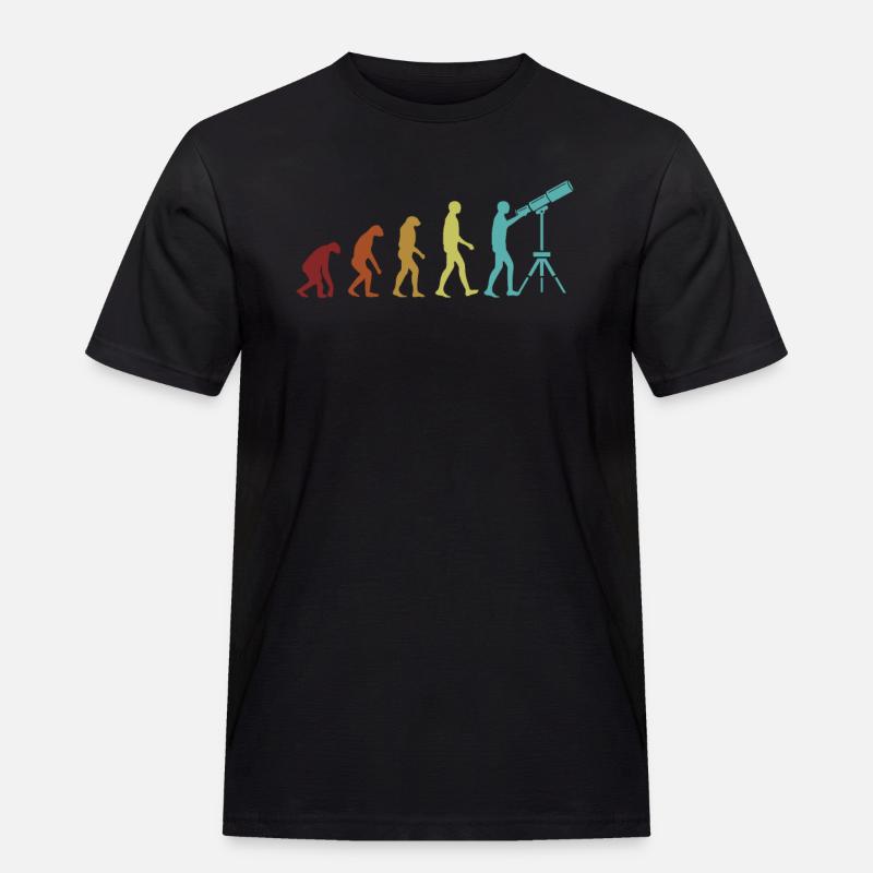 Astronomy Evolution Sternenhimmel Kosmologe - Männer Workwear T-Shirt - Schwarz