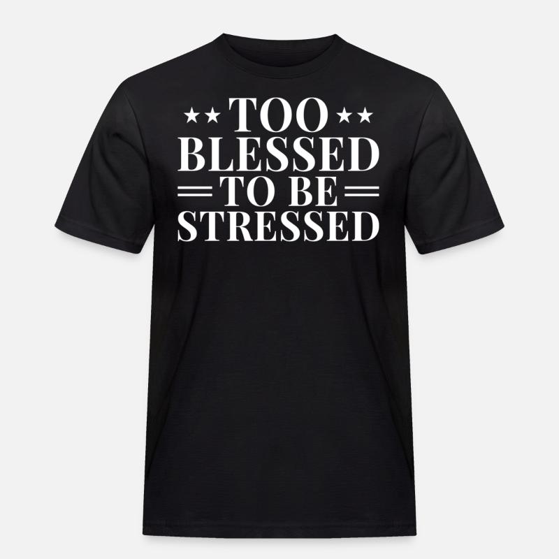Too to be baptized - Men's Workwear T-Shirt - black