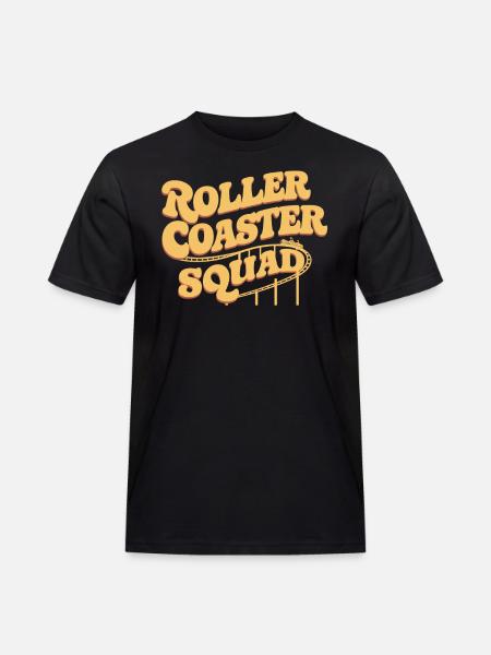 Roller Coaster Squad Achterbahn Fans - T-shirt Workwear homme - noir